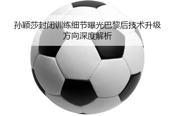 孙颖莎封闭训练细节曝光巴黎后技术升级方向深度解析